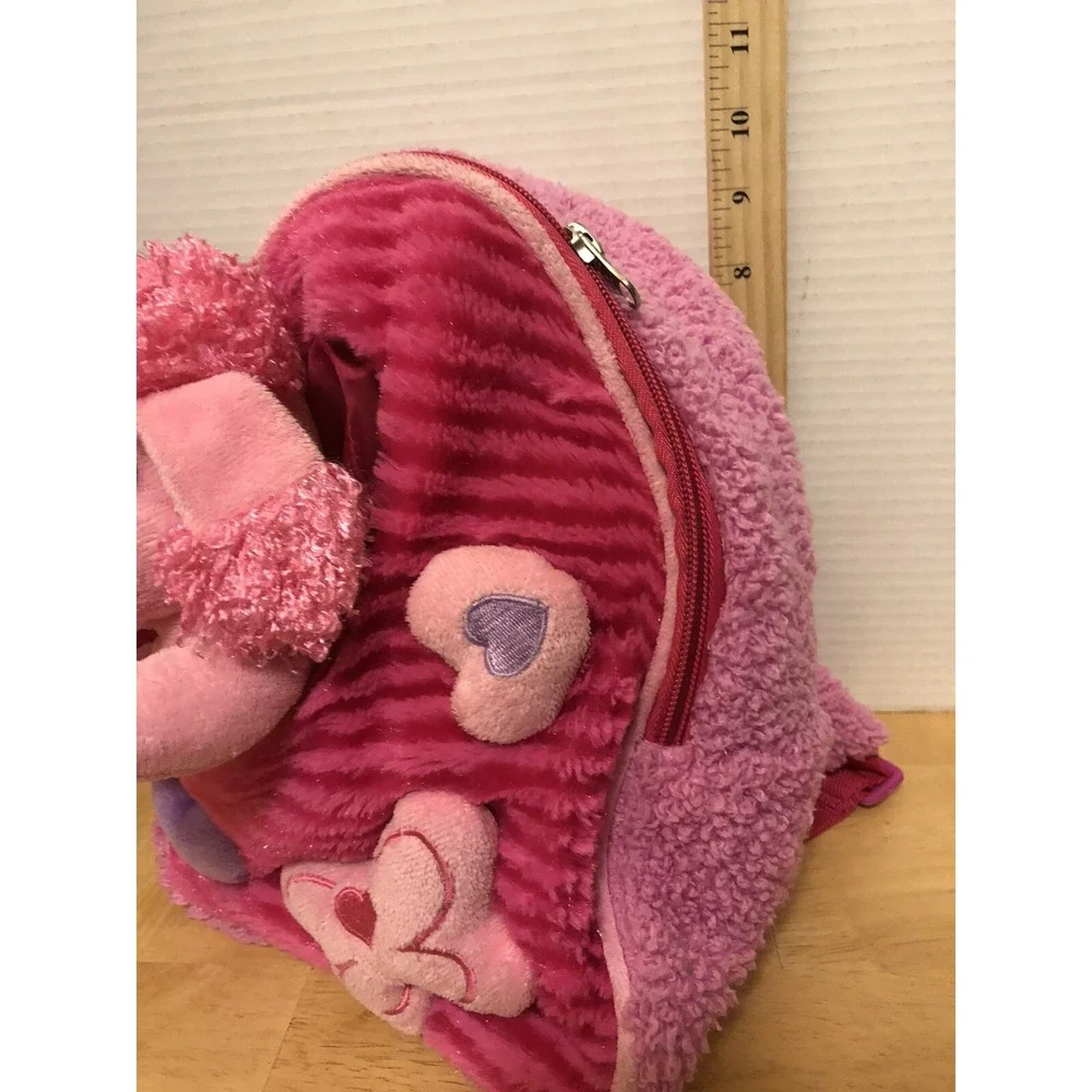 Child's Backpack, Poodle Plush Toddler Backpack